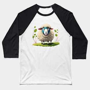 Sheep Design Baseball T-Shirt